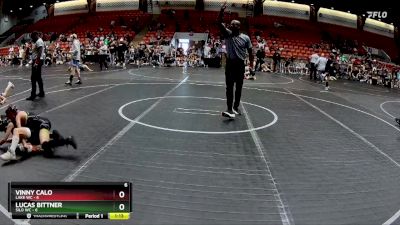 56 lbs Round 3 (8 Team) - Vinny Calo, Lake WC vs Lucas Bittner, Silo WC