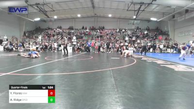 106 lbs Quarterfinal - Camden Runnels, Honey Badgers Wrestling Club vs Eli Shaffer, Raw Wrestling Club