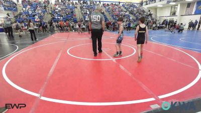 67 lbs Quarterfinal - Gunnar Humbyrd, Jay Wrestling Club vs Hunter Schumacher, Bartlesville Wrestling Club