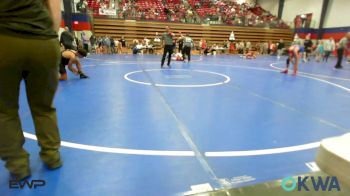 119 lbs Quarterfinal - Hudson Moseley, Raw Wrestling Club vs Kamden Bell, Sperry Wrestling Club