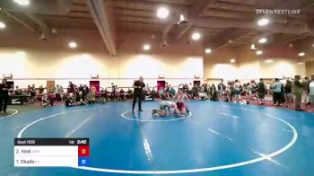 70 kg Round Of 64 - Zach Keal, West Point Wrestling Club vs Tyler Okada, California