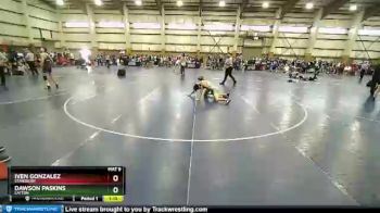 123 lbs Cons. Round 3 - Dawson Paskins, Layton vs Iven Gonzalez, Stansbury