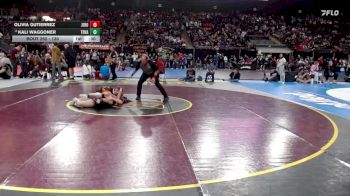 130 lbs Cons. Round 2 - Olivia Gutierrez, Jerome vs Kali Waggoner, Tri-Valley