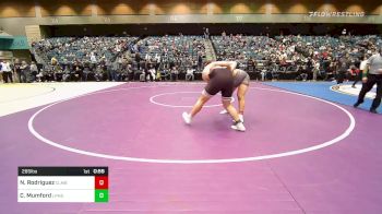 285 lbs Round Of 16 - Nico Rodriguez, Columbia vs Cooper Mumford, Lone Peak