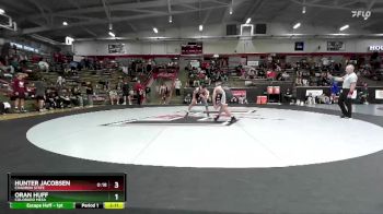 133 lbs Champ. Round 2 - Hunter Jacobsen, Chadron State vs Oran Huff, Colorado Mesa