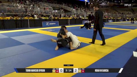 Noah M Garcia vs Torin Marcus Byrem 2025 Pan Kids Jiu-Jitsu IBJJF Championship