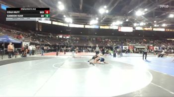 165 lbs Cons. Round 3 - Samson Kjar, Davenport vs Cole Hilty, Nampa Christian