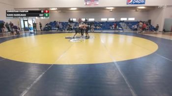 157 lbs Cons. Round 1 - Kade Haselman, Colorado State vs Christian Farfan, Ottawa University