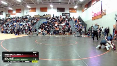 138 lbs 3rd Place Match - Marshall Laishley, Cambridge vs Ben James, St. Mary Central Catholic (Sandusky)