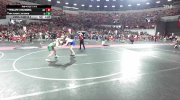 138 lbs Cons. Round 2 - Willow Stenberg, Saint Croix Falls vs Hayden Collins, Laona/Wabeno Rebels