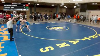 126 lbs Cons. Round 4 - Joshua Theis, Lincolnway East vs Macartan Parker, Unattached