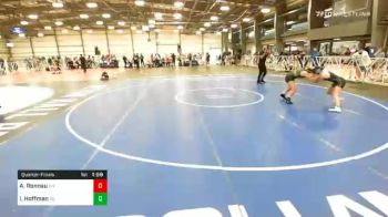 120 lbs Quarterfinal - Alleynah Ronnau, WY vs Isabella Hoffman, SC