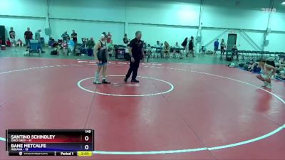 149 lbs Placement Matches (16 Team) - Santino Schindley, Ohio Grey vs Bane Metcalfe, Indiana