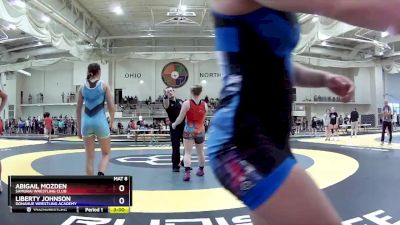 130 lbs Round 1 - Abigail Mozden, Samurai Wrestling Club vs Liberty Johnson, Donahue Wrestling Academy