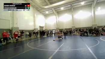 138 lbs Champ. Round 1 - Logan Gonzales, Bishop Kelly vs Kohen Church, Riverton