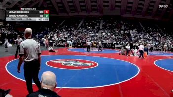 126-5A 1st Place Match - Logan Robinson, Woodstock vs Emilio Santana, South Effingham