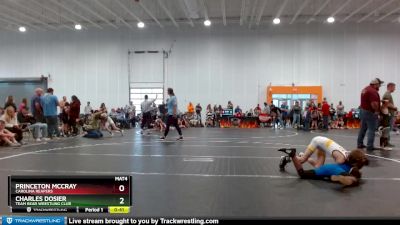 70 lbs Round 1 - Charles Dosier, Team Bear Wrestling Club vs Princeton McCray, Carolina Reapers