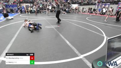 70 lbs Rr Rnd 2 - Oakley Blankenship, Prodigy Elite Wrestling vs Jackson Henry, Piedmont