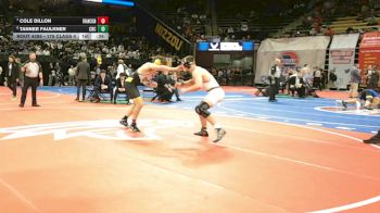175 Class 4 lbs 3rd Place Match - Tanner Faulkner, Christian Brothers College vs Cole Dillon, Francis Howell North