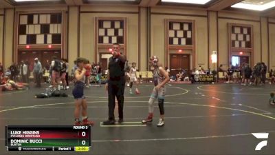 82 lbs Round 3 - Luke Higgins, Cyclones Wrestling vs Dominic Bucci, Buxton