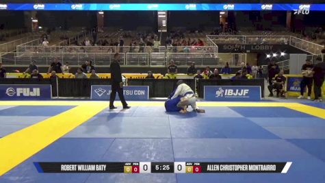 Allen Christopher Montrairro vs Robert William Baty 2025 Pan Jiu Jitsu IBJJF Championship