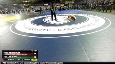 110 lbs Cons. Round 3 - Declan Jones, Ascend Wrestling Academy vs Trenton Marler, White River Hornets Wrestling Club