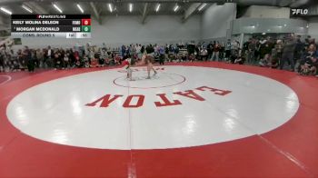 110 lbs Cons. Round 5 - Keily Molina Deleon, Fort Morgan vs Morgan McDonald, Mead