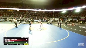 I-132 lbs Quarterfinal - Ryan Eckerle, Commack vs Michael Giugliano, Miller Place