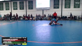 135-139 lbs Quarterfinal - Jared Craig, Bolingbrook Raiders vs Alexander Gutierrez, Relentless Training Center