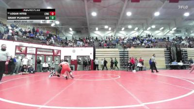 157 lbs Champ. Round 1 - Logan Hites, Lebanon Tiger Wrestling Club vs Grant Plunkett, Noblesville