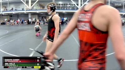 100 lbs Round 7 (8 Team) - Dakota Sandy, Mat Assassins Black vs Dek Wills, U2 Uprising Blue