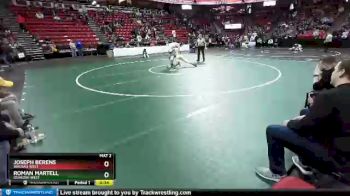D1-195 lbs 5th Place Match - Roman Martell, Oshkosh West vs Joseph Berens, Wausau West