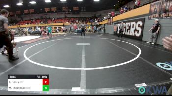 43 lbs 3rd Place - TeeJay Henry, Comanche Takedown Club vs Mathew Thompson, Sulphur Youth Wrestling Club