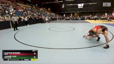 5A-150 lbs Semifinal - Cooper Liles, Great Bend vs Clayton Bowers, Maize