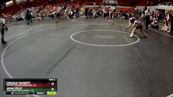 60 lbs Quarterfinal - Noah Felix, Felix Wrestling Academy vs Lincoln Tackett, Burnett Trained Wrestling