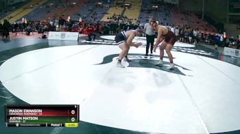 285 lbs Finals (2 Team) - Justin Matson, Dubuque vs Mason Swanson, Concordia-Moorhead