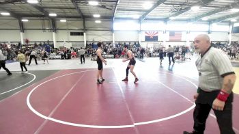 165 lbs Consi Of 16 #2 - Cayden Fahey, Combs Coyotes vs Aiden Behnke, Heritage Academy Maricopa