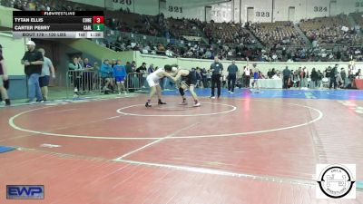 120 lbs Round Of 16 - Tytan Ellis, Coweta vs Carter Perry, Carl Albert