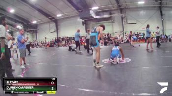 126 lbs Semis (4 Team) - Durben Carpenter, Level Up vs JJ Peace, Team Wonderbread Worldwide