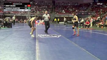 3A-144 lbs Champ. Round 1 - Jimmy Milder, Iowa City, City High vs Mandius Volentine, Lewis Central