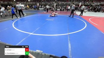 74 lbs Round Of 16 - Atlas Urban, Black Fox Wrestling Academy vs Henry Dumbleton, Bear Cave