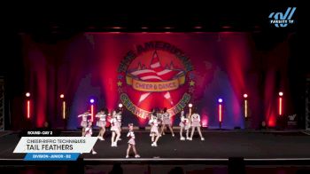 Cheer-riffic Techniques - Tail Feathers [2024 L2 Junior - D2 Day 2] 2024 The American Legacy Fort Worth Nationals