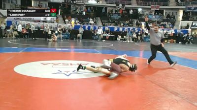 6A 126 lbs Cons. Round 3 - Lakin Poff, Athens vs Triston Buckelew, Gardendale Hs