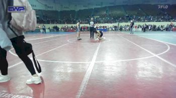 130 lbs Consi Of 4 - Valeria Matos-Leal, Broken Arrow Girls Junior High vs Kaisley Taber, Hennessey Takedown Club