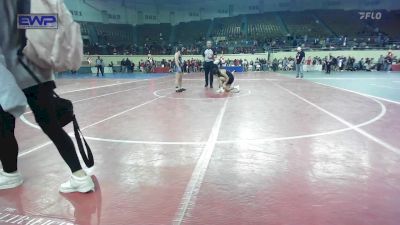 130 lbs Consi Of 4 - Valeria Matos-Leal, Broken Arrow Girls Junior High vs Kaisley Taber, Hennessey Takedown Club