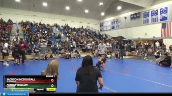 43 lbs Round 1 - Jackson Mcdougall, Silverback vs Arrow Ballon, Warriors