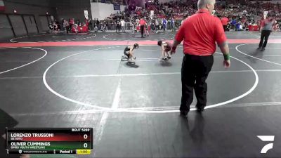 75 lbs Cons. Round 2 - Lorenzo Trussoni, De Soto vs Oliver Cummings, Omro Youth Wrestling