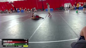 144 lbs Placement (16 Team) - Owen Regan, Waukon vs Gabrien Callies, Rochester Century