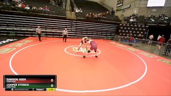 193 lbs Cons. Round 4 - Cooper Stosich, Lone Peak vs Dawson Aden, Lone Peak