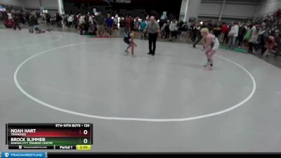 120 lbs Champ. Round 1 - Brock Slimmer, Kansas City Training Center vs Noah Hart, Tennessee